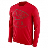 Men's San Francisco 49ers Nike Salute to Service Sideline Legend Performance Long Sleeve T-Shirt Scarlet,baseball caps,new era cap wholesale,wholesale hats